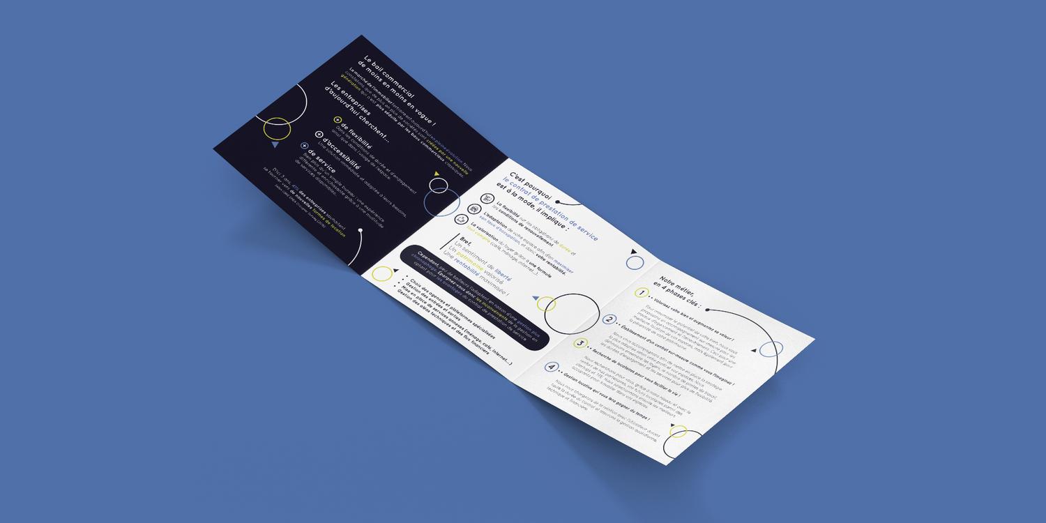 Plaquette commerciale de MoodOffice - Réalisé par La Quincaillerie - Agence digitale à Lille et Montpellier