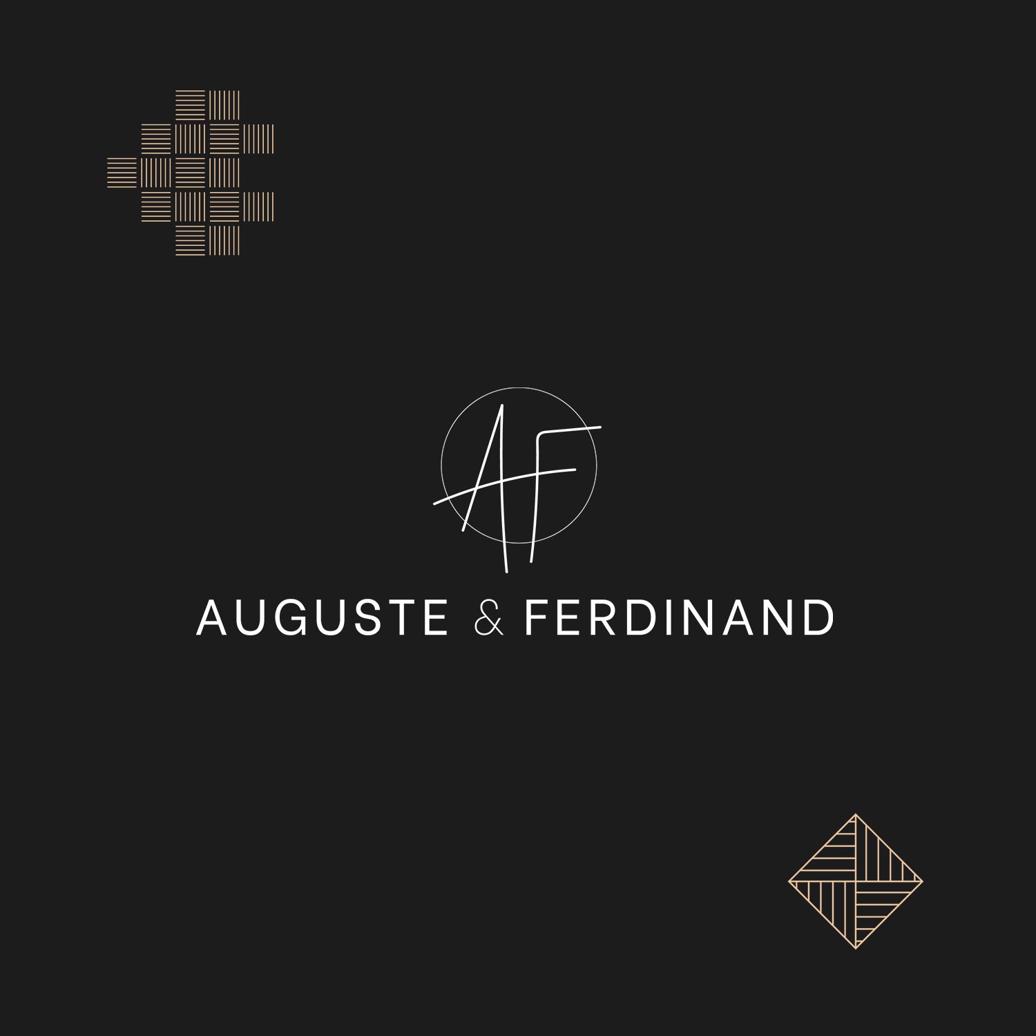 charte graphique de la boulangerie auguste et ferdinand