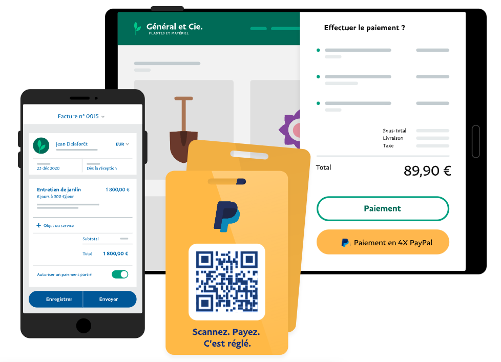 article de blog - interface paypal